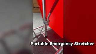 आपात्कालीन स्थिति के लिए हल्के फ़ोल्ड करने योग्य स्ट्रेचर