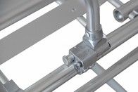 40 किलोग्राम एम्बुलेंस फोल्डेबल स्ट्रेचर ऊंचाई समायोज्य पीठ स्वचालित लोडिंग