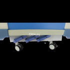 मल्टीफंक्शन मैनुअल अस्पताल बिस्तर 3 क्रैंक स्टील 215*105*46