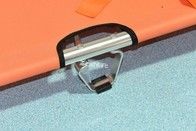 अस्पताल पोर्टेबल एम्बुलेंस आपातकालीन स्ट्रेचर 2 सेक्शन एल्यूमीनियम मिश्र धातु तह रोगी