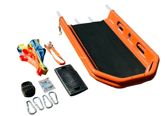 एबीएस डिटेचेबल हैंगिंग बास्केट स्ट्रेचर प्रथम सहायता हवा के लिए प्रबलित ट्यूब