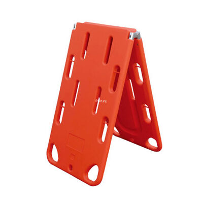 High-density plastic foldable emergency stretcher spine board with X-ray and CT penetration