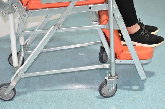 196 × 55 × 86 सेमी फोल्डिंग एम्बुलेंस स्ट्रेचर एडजस्टेबल