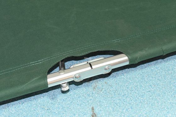 8 इंच व्हील कॉम्पैक्ट मेडिकल स्ट्रेचर एक्स-रे समर्थन सफेद नारंगी हरा