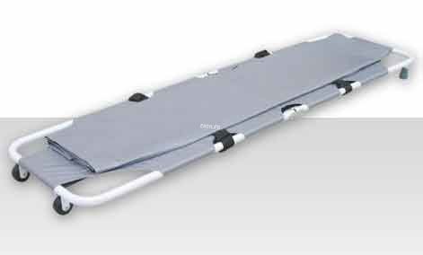मरीजों को ठीक करने के लिए 220 X 55 X 15 सेमी एम्बुलेंस फोल्डअवे स्ट्रेचर