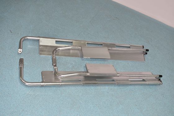 210 × 44 × 6 सेमी फोल्डिंग स्कूप स्ट्रेचर अस्पताल मैनुअल पावर एडजस्टेबल मिश्र धातु