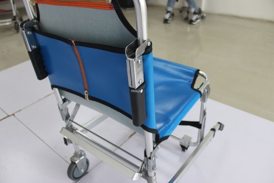 20in पहिएदार कदम मैनुअल सीढ़ी चढ़ना व्हीलचेयर स्ट्रेचर बिना आर्मरेस्ट के;