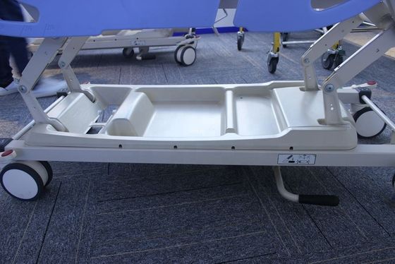 86cm ऊंचाई समायोजन रोगी स्थानांतरण ट्रॉली शिफ्टी स्थानांतरण सहायता ट्रॉली चिकित्सा देखभाल