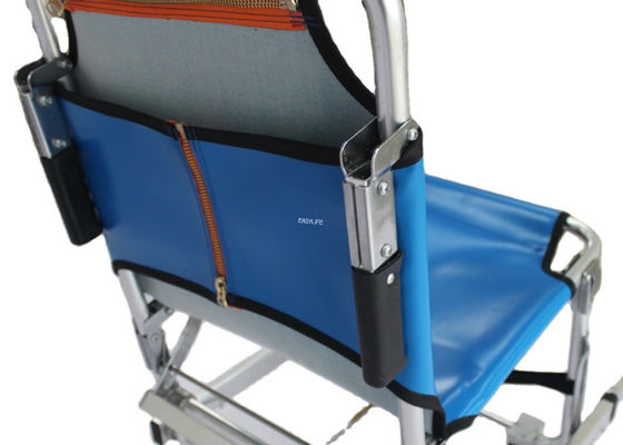 सीढ़ियों के लिए 35in व्हील चेयर जो ऊपर जाते हैं ब्लू पेशेंट ट्रांसफर ISO9001