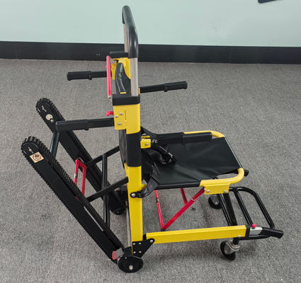 एल्यूमीनियम मिश्र धातु मैनुअल क्रॉलर प्रकार सीढ़ी स्ट्रेचर फोल्डेबल अस्पताल रोगी स्थानांतरण के लिए हल्के